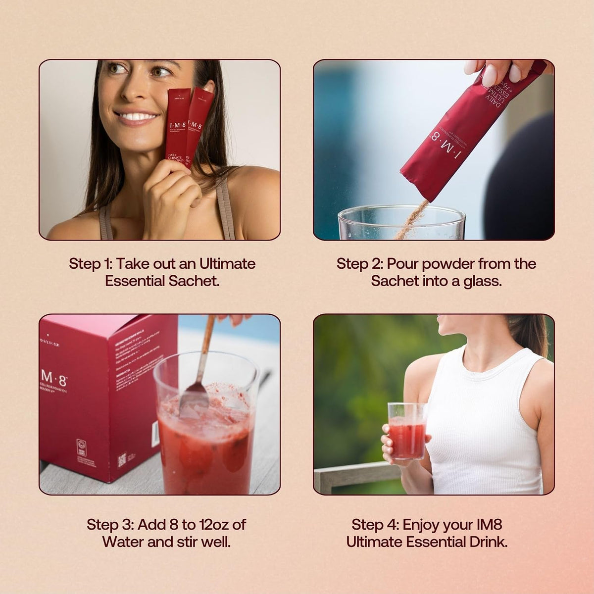 IM8 Daily Ultimate Essentials Powder,  30 Sachets