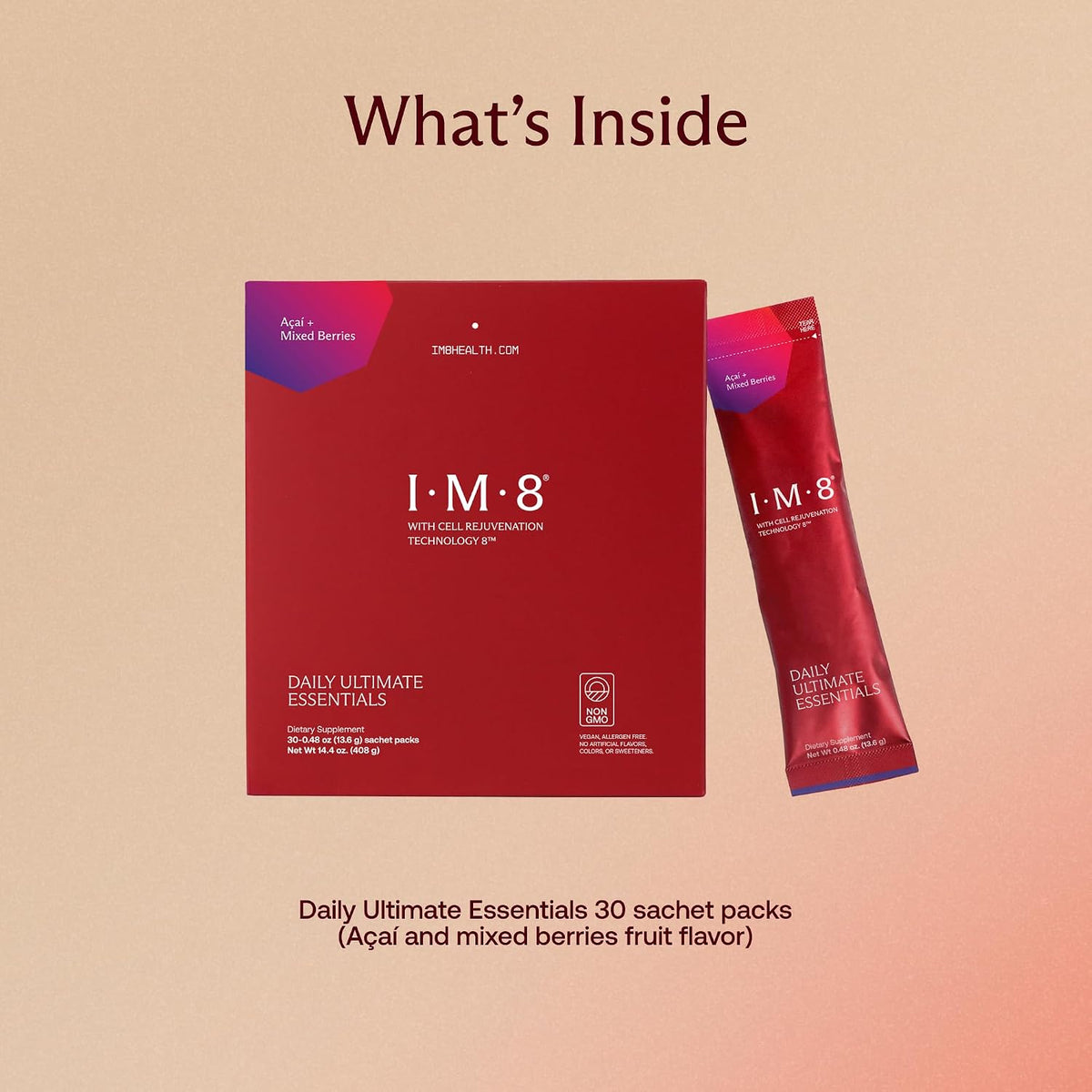 IM8 Daily Ultimate Essentials Powder,  30 Sachets